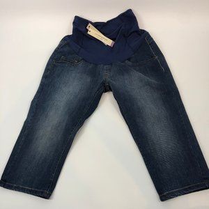Kimi + Kai Maternity Cropped Capri Denim 25